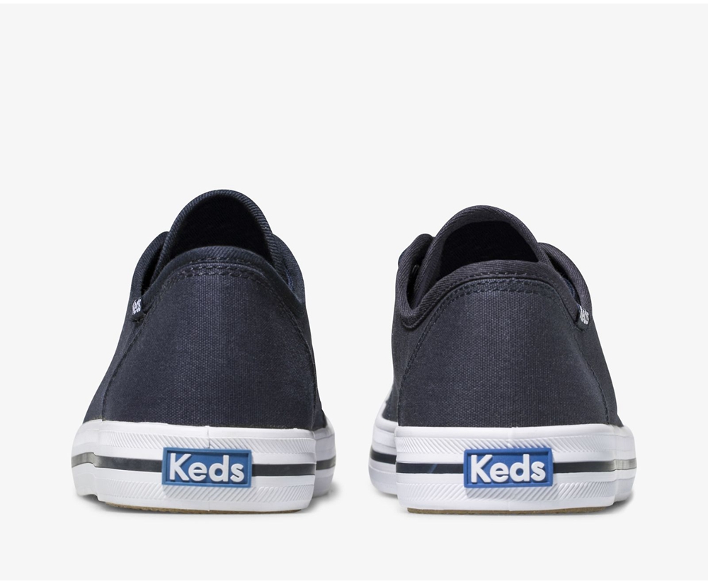 Keds Sneakers Navy - Washable Kickstart - Womens QOEMKX-478